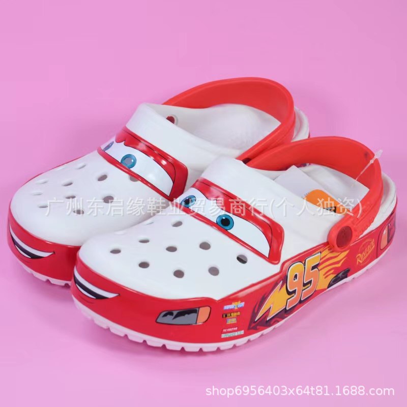 Cross 2024 95 Car-Shaped Crocs Shoes for Women and Men, Couple Beach Shoes, Manufacturer Wholesale, Couple Models