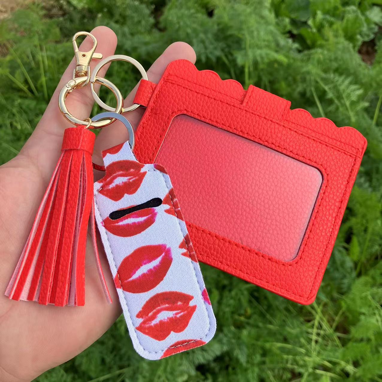 44g Weight Polyester Lining Material Open Closure Type Card Holder Bags Type 1 Piece Quantity Holiday, Banquet Occasion Pu Leather Material Geometric Pattern All Seasons Season Women's Gender Elegant, Vintage Style Style Square Shape Women's Geometric Pu Leather Open Card Holders 2
