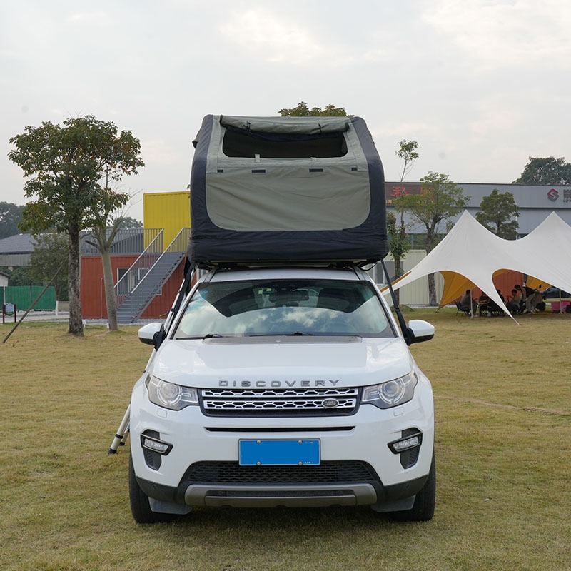 Cross-Border Outdoor Camping Car Roof Inflatable Tent, Rainproof, for Self-Driving Travel, Suv Car-Mounted Soft-Top Camping, Waterproof