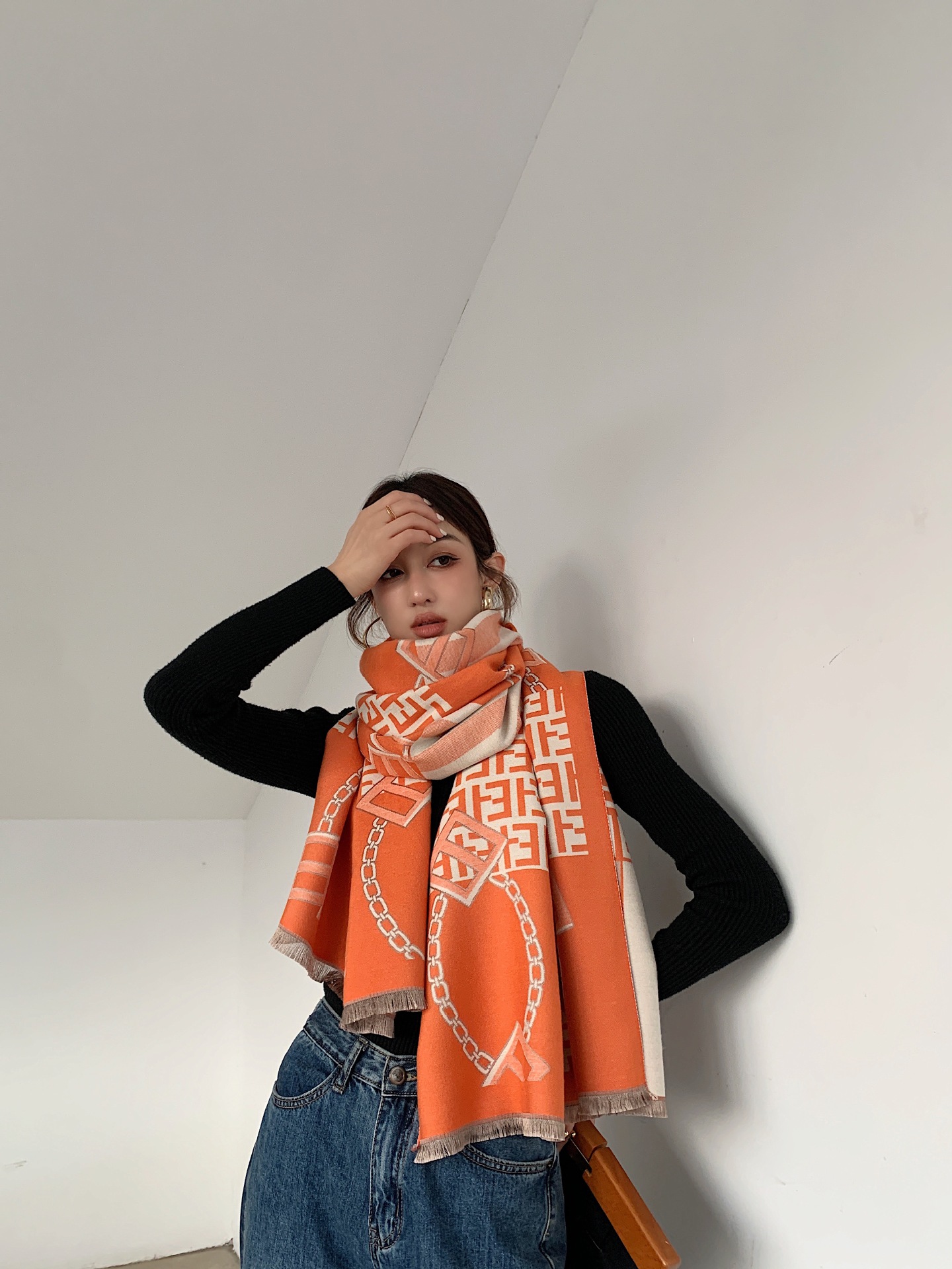 thickened long warm shawl scarf nihaostyles clothing wholesale NSCM85290