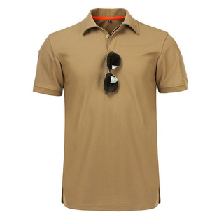 Factory Direct Sales Ready-Made Quick-Drying Shirts for Men's Sports Loose Summer Outdoor Quick-Drying Shirts for Military Fans