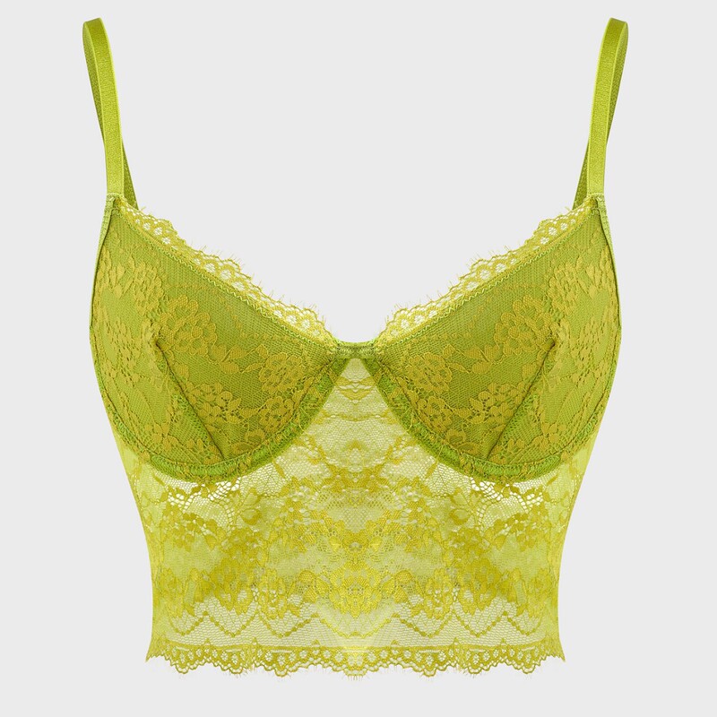 Cross-Border Manufacturer's Ready-Made Lace Sexy Camisole Pure Desire Tight-Fitting Inner Wear Outer Wear Camisole Bra Short Top Cross-Border Manufacturer's Ready-Made Lace Sexy Camisole Pure Desire Tight-Fitting Inner Wear Outer Wear Camisole Bra Short Top