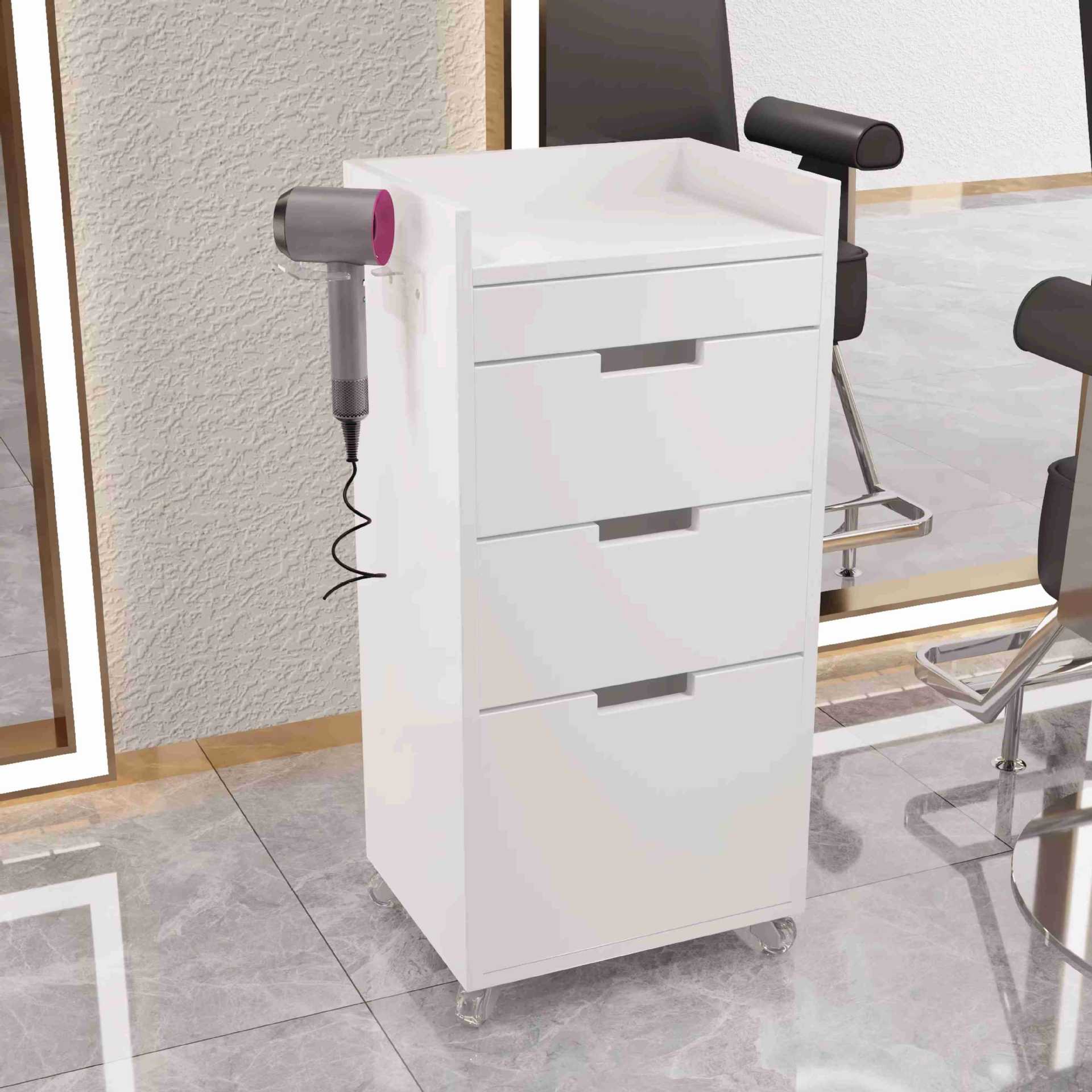 Barbería en línea herramientas carro salón especial barbería almacenamiento gabinete barbería corte de pelo barbería gabinete de herramientas