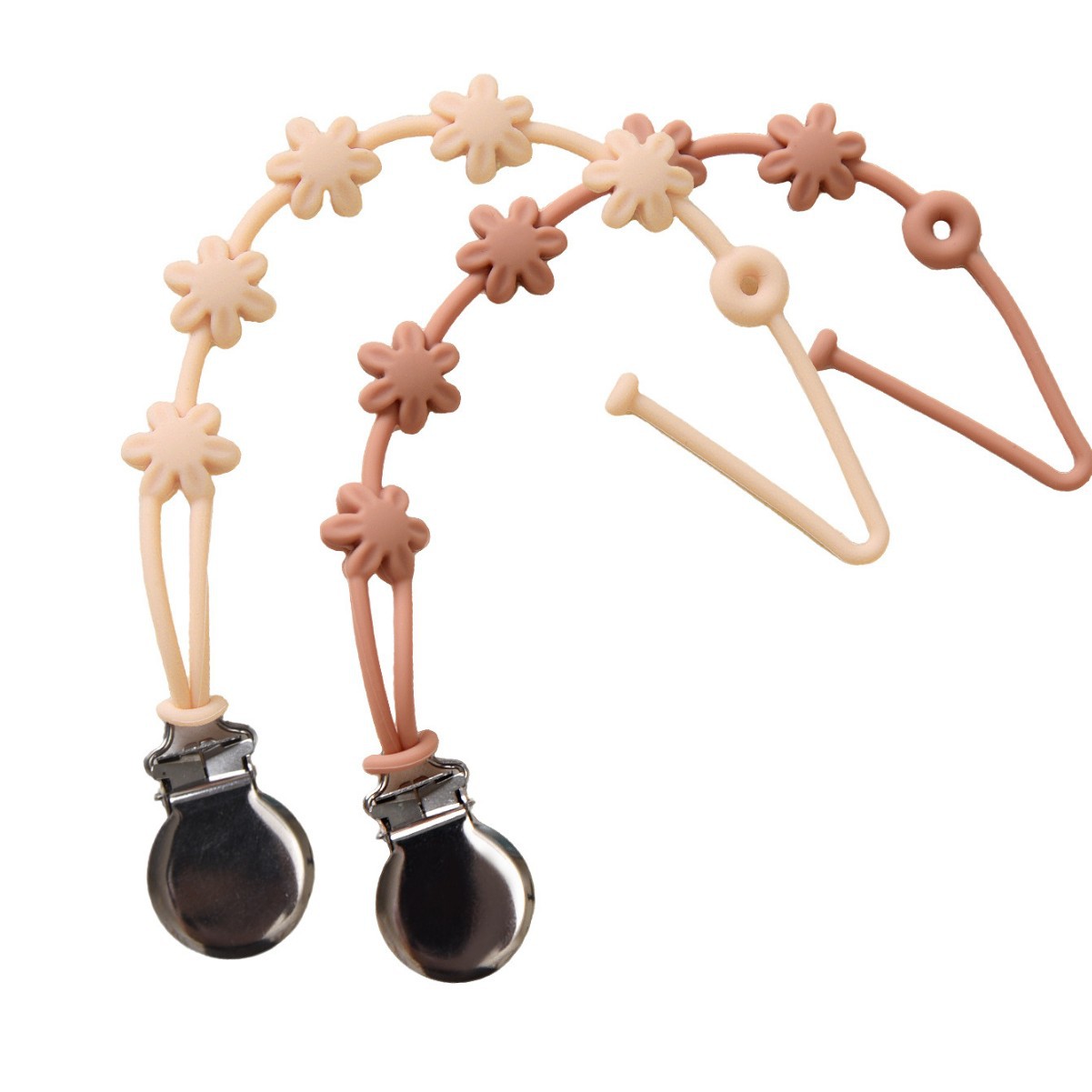 2팩 : Huahua-304 클립 (밀크티 + 라이트 오렌지)