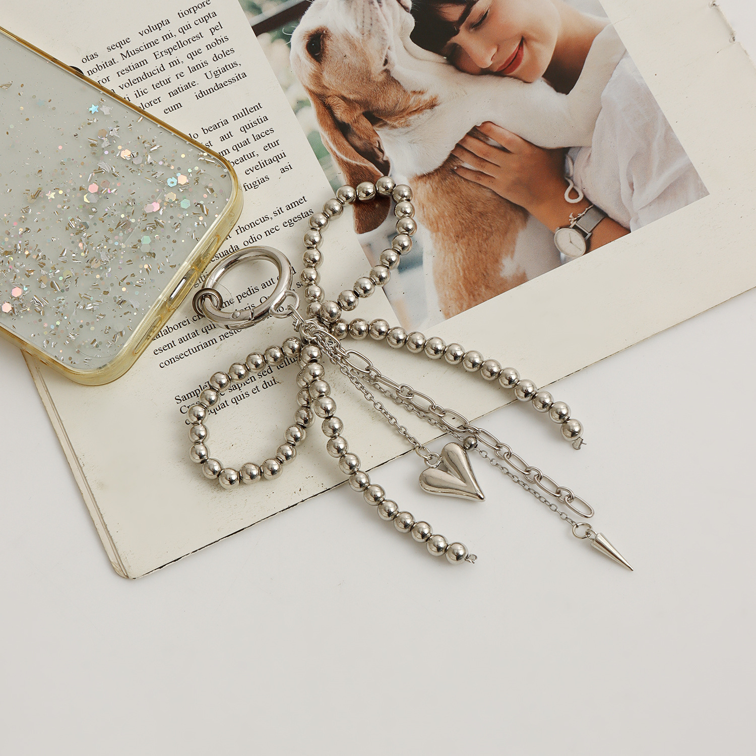 accessory with bow