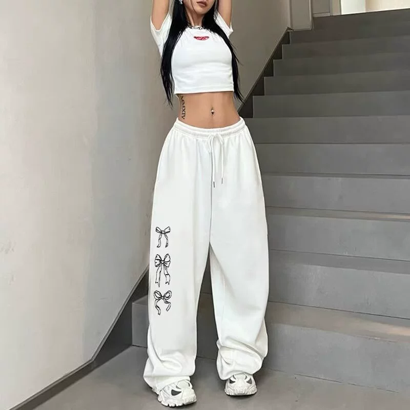 Американские сладкие высокие уличные спортивные штаны мужской национальный прилив свободные дикие осенние повседневные брюки