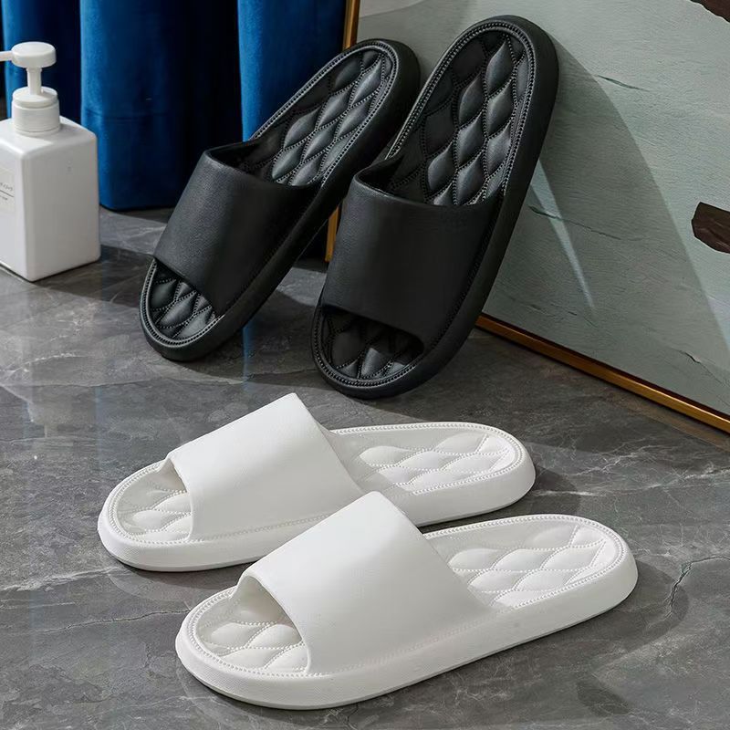 2025년 남성용 실내 및 가정용 미끄럼 방지 욕실 목욕 eva 슬리퍼 여성용 여름용 새 슬리퍼