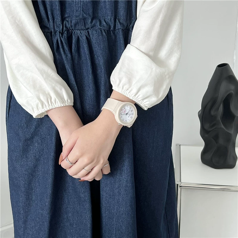 Jelly Watch Heart Студенческая вечеринка Simple Women