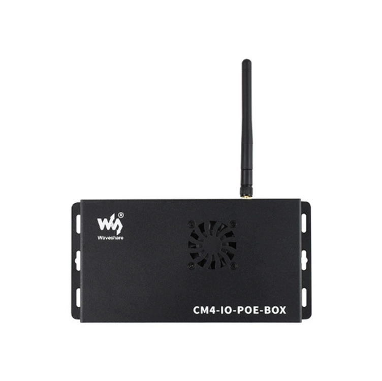 Raspberry Pi CM4 computing module mini host Weixue IO PoE expansion board metal frosted shell with fan