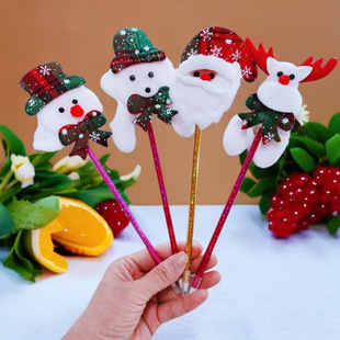 Cartoon Animal Christmas Plush Pen Cute Cartoon Craft Pen/Black Pen Oil Ballpoint Pen Gift Gift