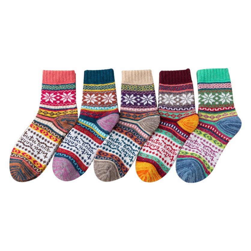 21新品アマゾンwishクロスボーダー靴下厚手保温レディースウサギウール靴下クロスtuuレディースソックス