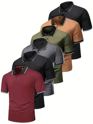 Cross-border bestseller European code polo shirts summer fashion large stock available