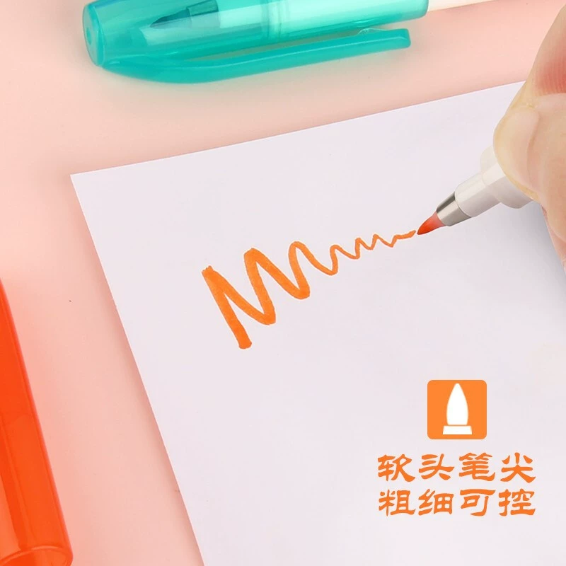 Multi-use set, art writing brush, copybook, calligraphy, six colors
