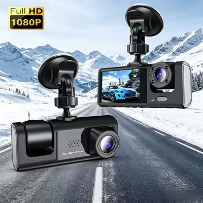 Overseas Hot-Selling Model C309 Three-Way: Driving recorder