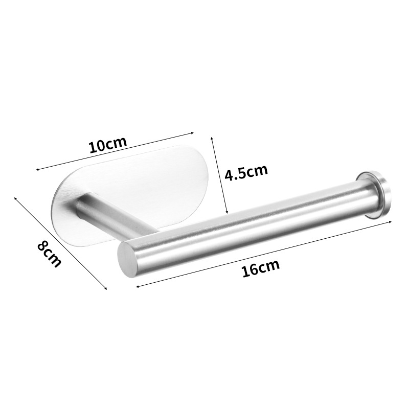Colgante de acero inoxidable conjunto de baño hogar vida sin rastro pared tipo toalla de almacenamiento de toallas de gancho