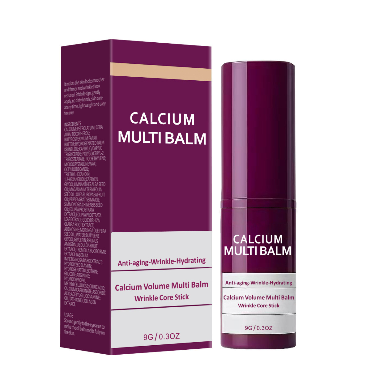 Calcium Multi Balm - Moisturizing, Nourishing, and Fine Line Reducing Skin Care Stick