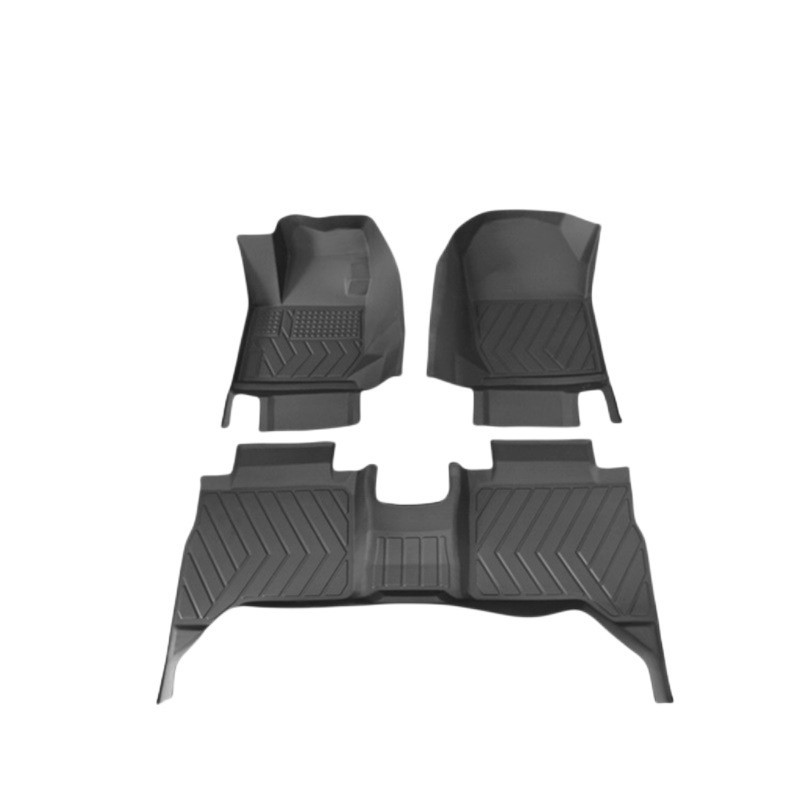 Alfombrillas de coche de TPE personalizadas, resistentes al desgaste, ecológicas e inodoras, aptas para camionetas Isuzu DMAX transfronterizas.