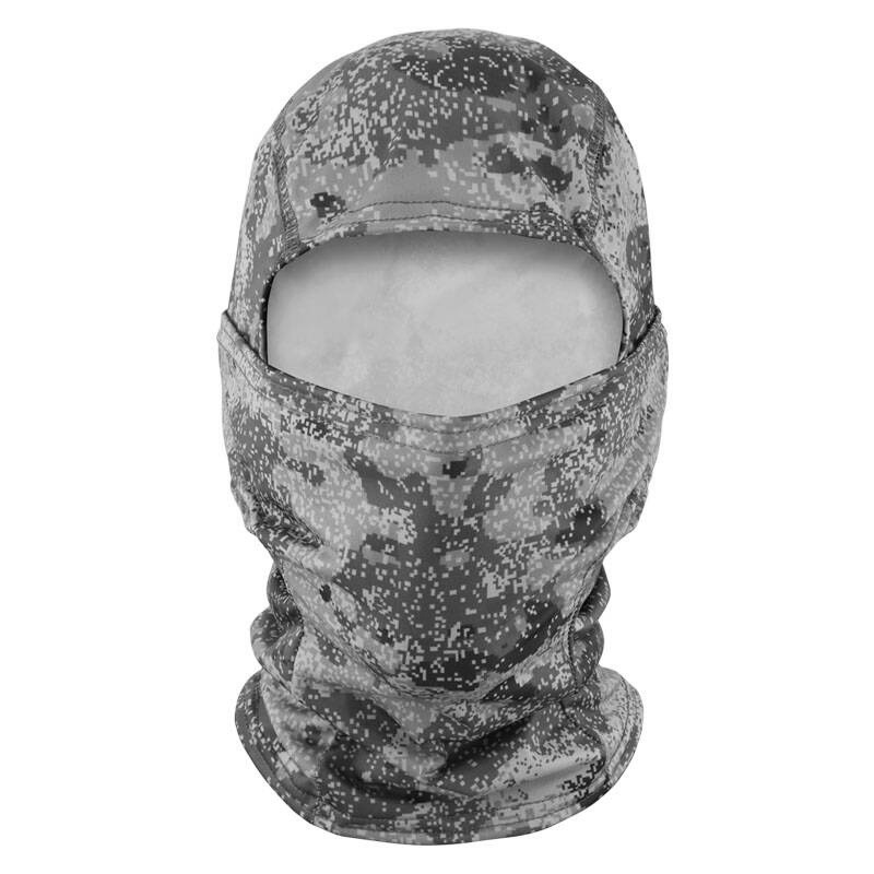 Verano camuflaje de seda de hielo todo en uno capucha de ciclismo al aire libre máscara de pesca protector solar