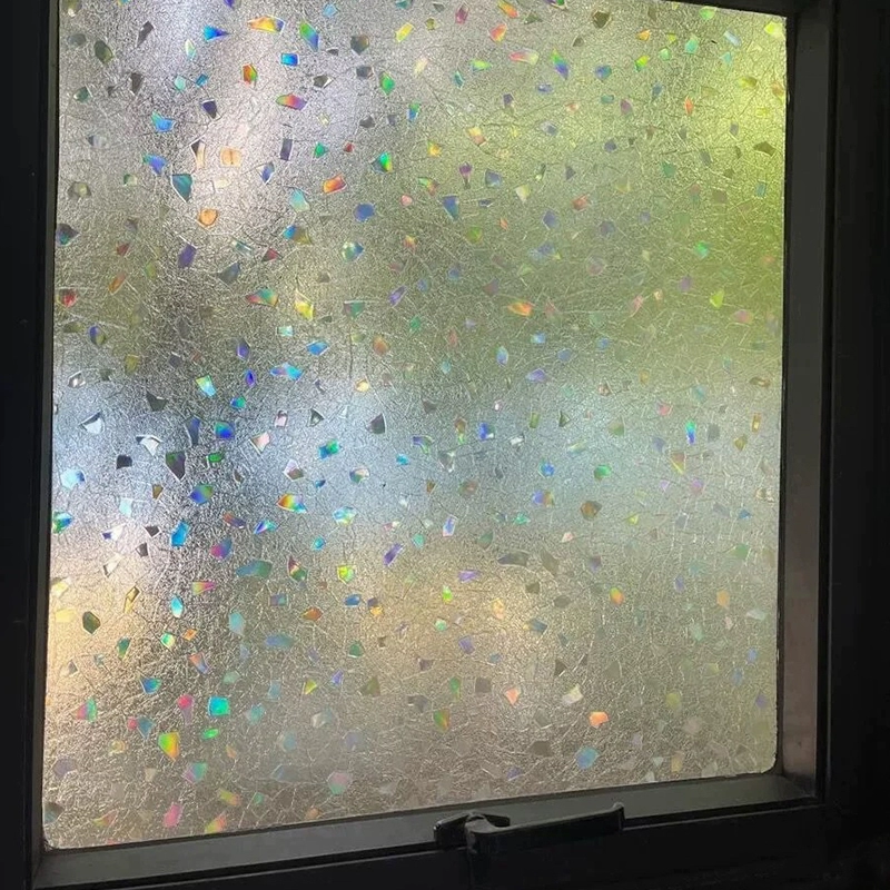 Матовые полупрозрачные непрозрачные наклейки на окна для ванной комнаты, анти-световые и антиприводы, радужная пленка, анти-подглядывающее оконное стекло, маленькая лошадь