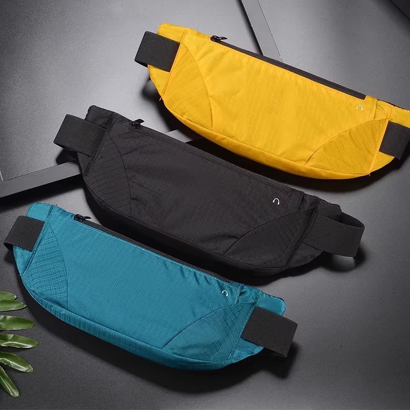 Solid color belt bag