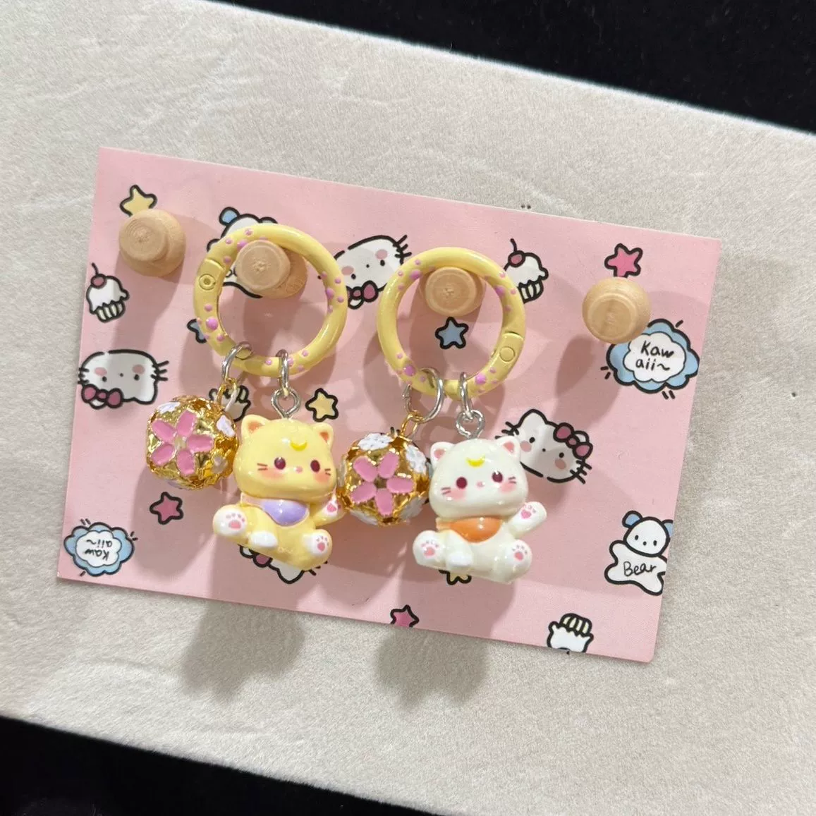 Cartoon keychain, school bag, pendant, bag accessory