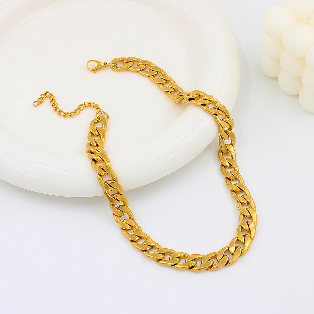 Simple Style Geometric Stainless Steel Plating Necklace 1 Piece