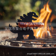 クロスボーダー新品ファニーモンスターグリル面白いモンスターバーベキュー金属工芸品BBQツール