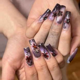 24Ƭ��������ˮ����ɫ�u׃����D��ӡ���ɲ�ж��ָ�������NƬnail