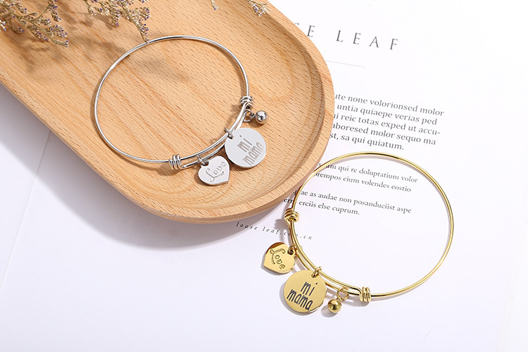 18K Real Gold Plated Plating Material Housewarming, Anniversary, Business, Wedding, Travel, Birthday, Festival Occasion PVD Coated 18K Gold Plated Heart Titanium Steel Fashion Waterproof Non Tarnish Titanium Steel