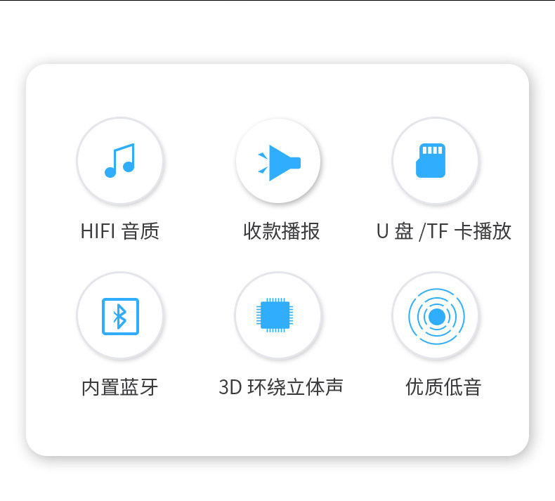 Suitable for cylindrical car-mounted Bluetooth subwoofers, other 2V-24V trucks, 220V home speakers, and motorcycles