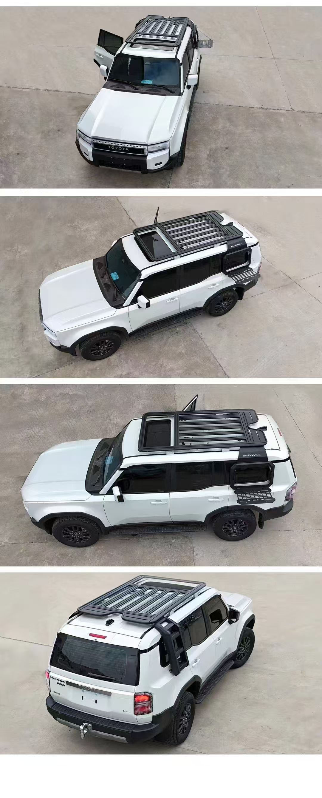 Suitable for 24-25 Prado Lc250 Roof Luggage Frame Original Roof Platform Frame