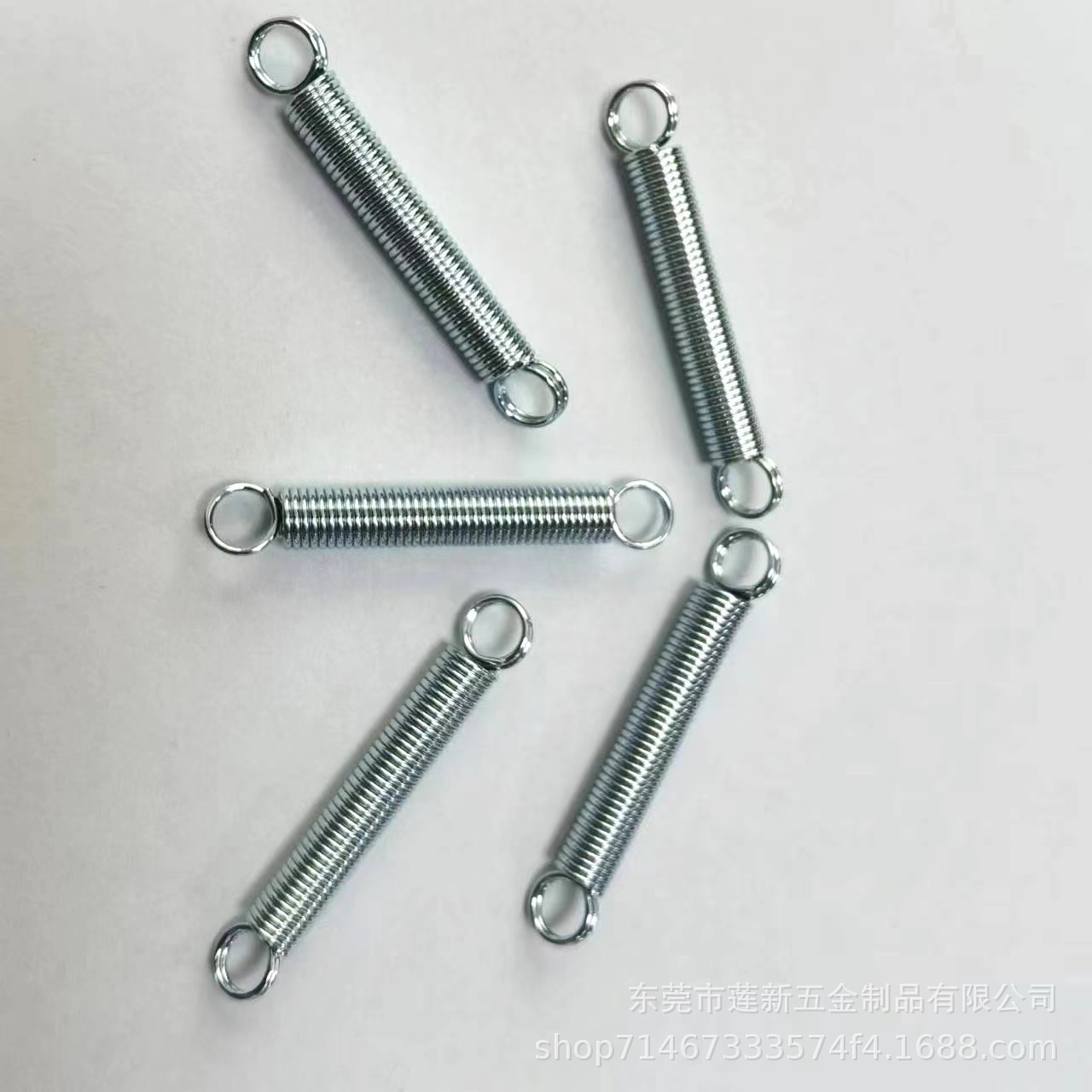 源头工厂现货供应机械拉伸弹簧 耐拉伸双钩中耳圆柱拉簧 规格齐全
