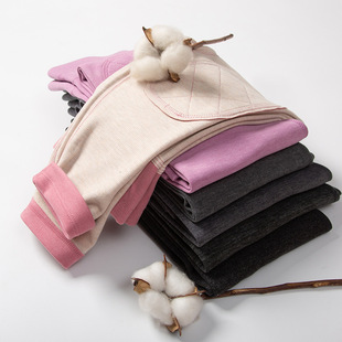 Autumn and Winter new children's school uniform artifact wool silk de velvet long johns girls thin leggings boys warm pants