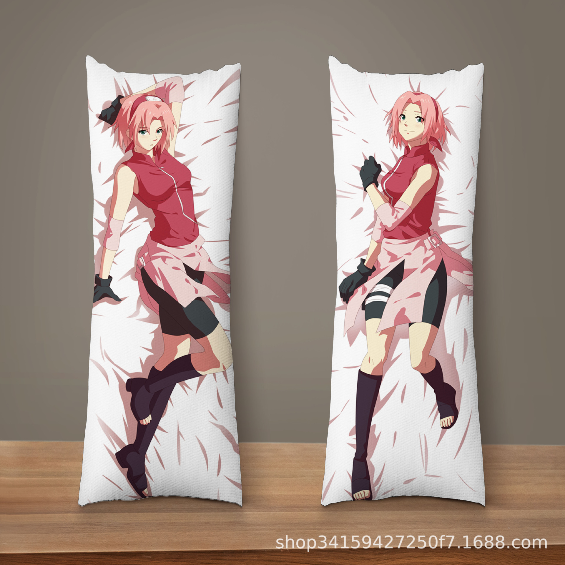 Naruto livsstørrelse krop pude & dukke cover med Sakura Haruno - Anime merchandise