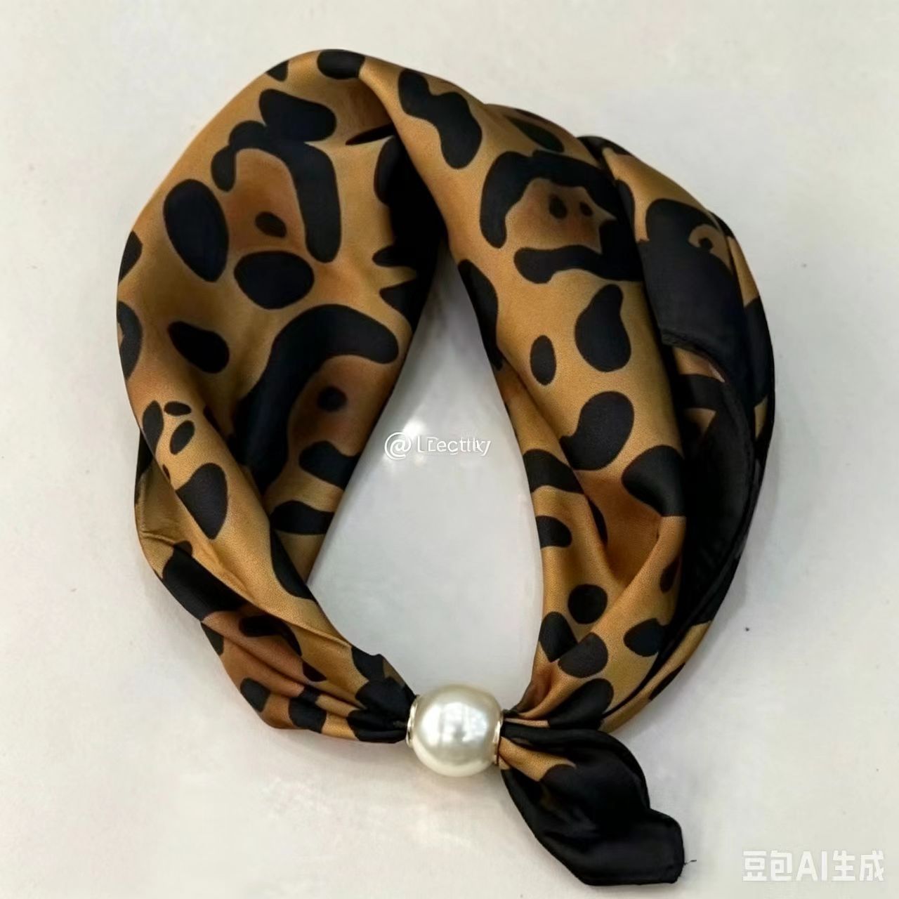 빅 브랜드 레오파드 프린트 블랙 커피+416