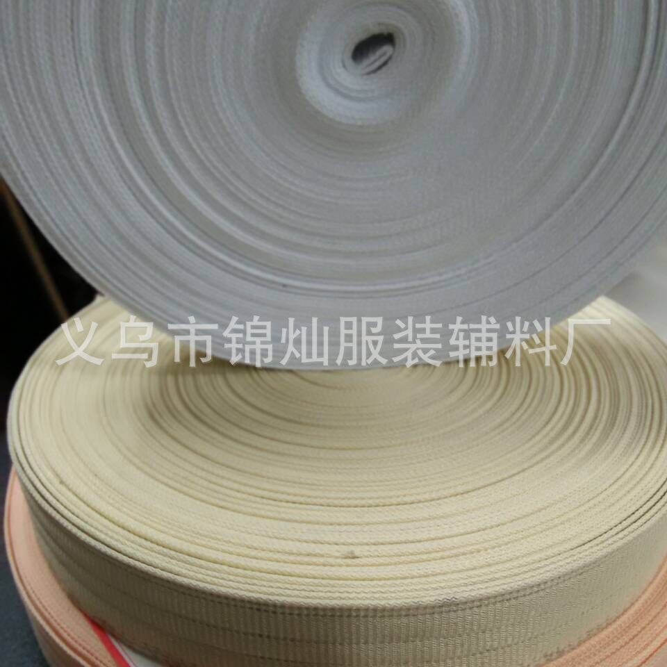 厂家直销涤纶调节汗带 涤棉帽带 色丁包边带 牛津布订切各种规格