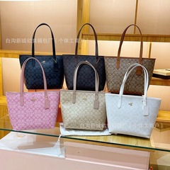 包包女包2025新款时尚印花水桶包大容量单肩包跨境批发lady潮bags