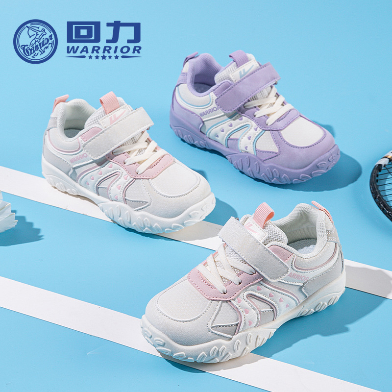 Púrpura lindos zapatos deportivos para niñas otoño nuevos zapatos casuales de cuero zapatos infantiles de suela ligera zapatos neumáticos