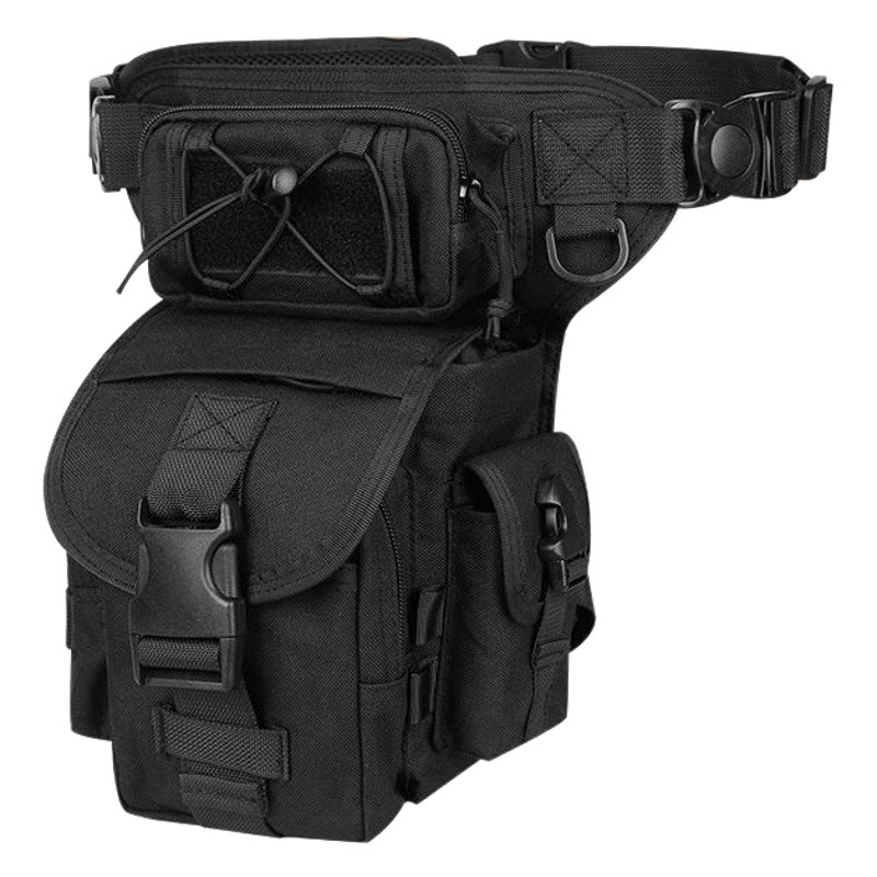 Multifunctional Tactical Waist and Leg Bag for Men, Suitable for Motorcycle Riding, Water-Resistant, for Fishing, Mobile Phone, Camera, and Hiking