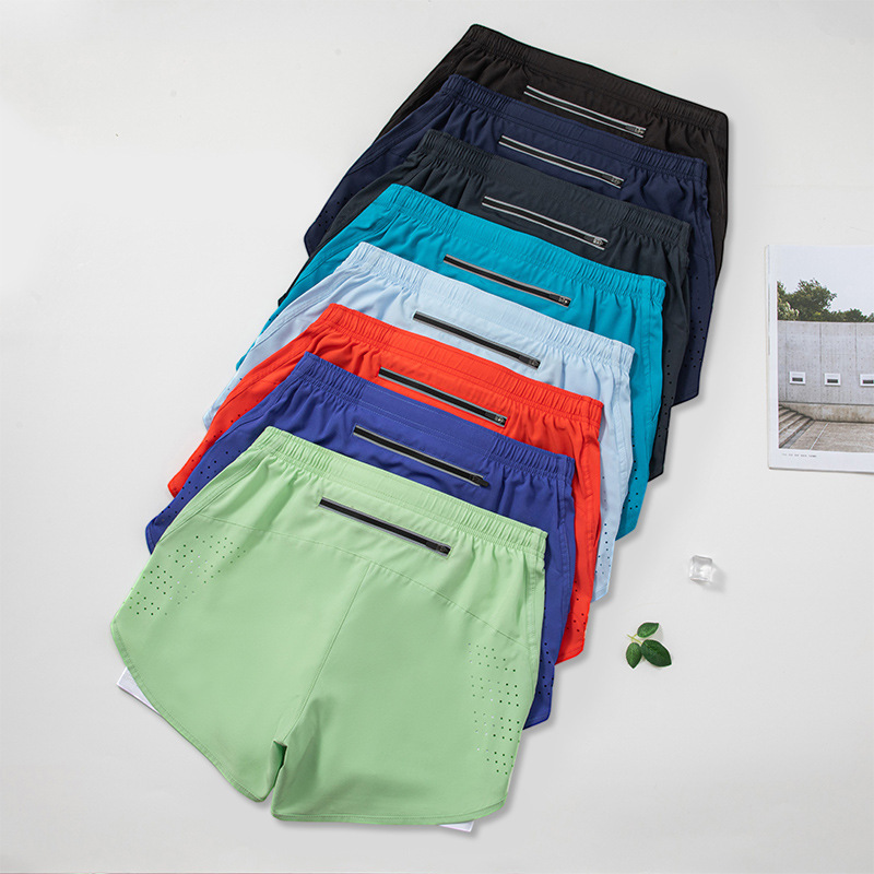 Cross-border American Sports Quick-drying Three-point Shorts Men's Large Size Outdoor Running Leisure Beach Swimming Trunks Double-layer Fitness Pants Cross-border American Sports Quick-drying Three-point Shorts Men's Large Size Outdoor Running Leisure Beach Swimming Trunks Double-layer Fitness Pants