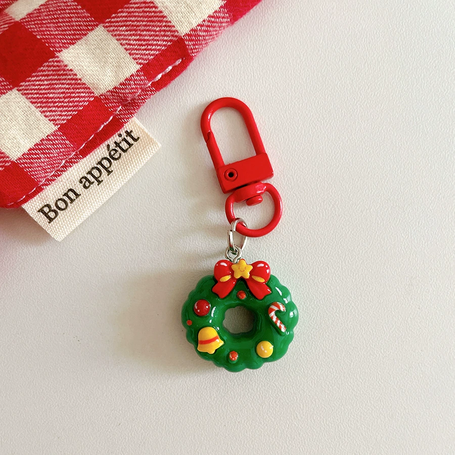 Новогодний брелок для ключей, подвеска для учеников начальной школы, наушники, аксессуар, подарок на день рождения