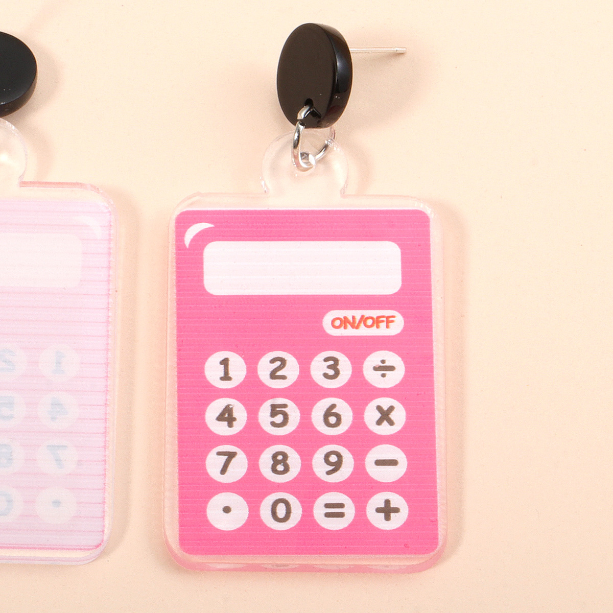 Acrylic Calculator Pendant Earrings display picture 6