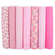 7 Color Patchwork Cloth Group Plain Flower Cloth Broken Plaid Dot DIY Cotton Small Fresh Plant Printing Cloth