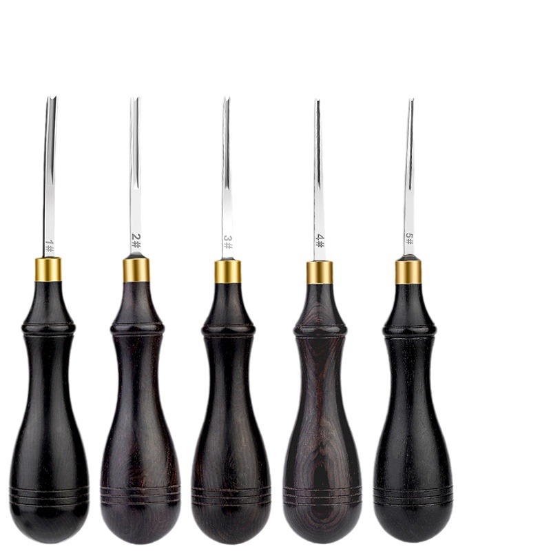 Cortador de borde de sándalo cuchillo de recorte biselado dispositivo DIY herramienta de cuero hecha a mano corte profesional cortador de borde de cuero curtido vegetal