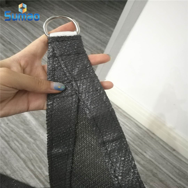 BSCI工厂亚马逊电商塑料2x3m遮光防晒遮阴180gsm灰色遮阳帆