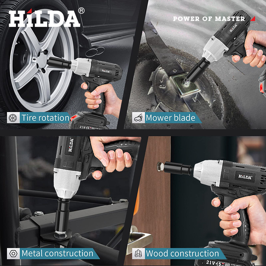 Llave Eléctrica Inalámbrica de Litio Recargable Portátil para Mantenimiento de Automóviles