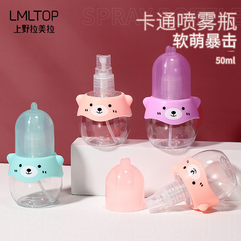 Lamela juego de 6 piezas botella de viaje subenvasada botella de bomba de presión botella de loción botella de spray botella de solapa caja de crema SY1039