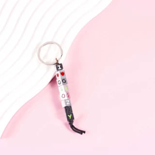 金属钥匙扣英文字母城市地标挂件韩系创意个性金属字母串厂家直销