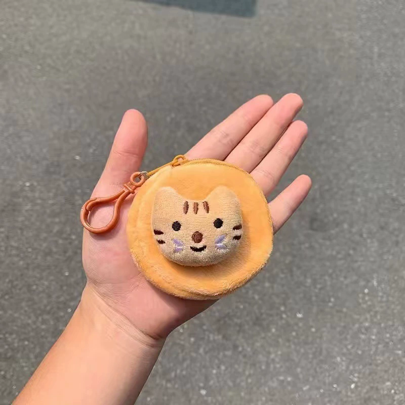 Милайший маленький кошелек, брелок, сумка для ключей, подвеска мультфильм, наушники, органайзер, украшение для сумки, плюш