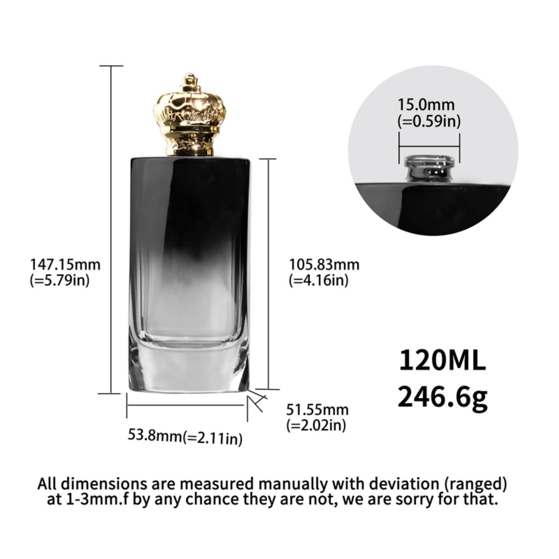 Botellas de perfume cilíndricas irregulares de alta gama al contado botellas de spray de lujo de moda botellas de perfume portátiles 100 ml